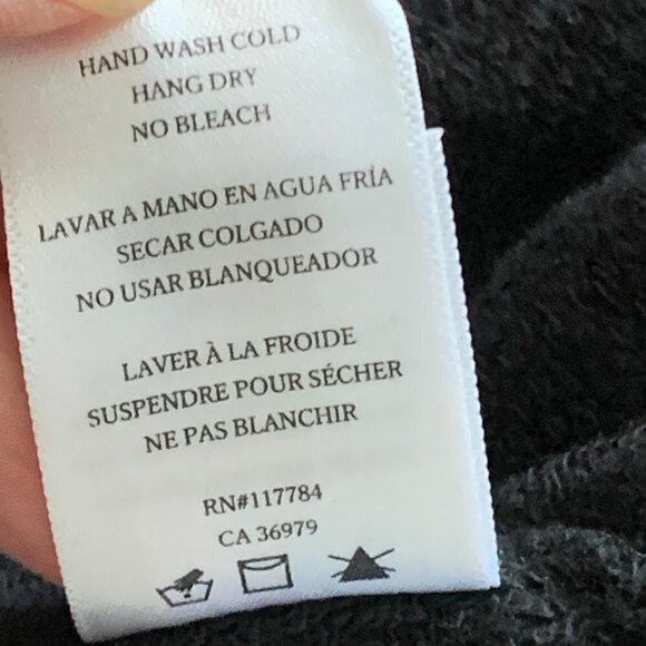 Rails M Marlo Flocked Cobra Print Boxy Pullover Double Side Zip Sweatshirt 49G - Picture 15 of 15